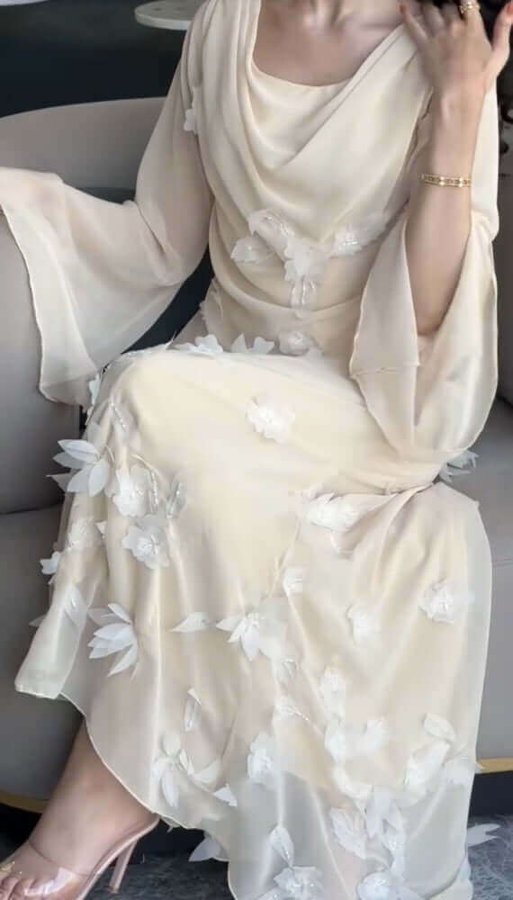 فستان شيفون ناعم من الجورجيت