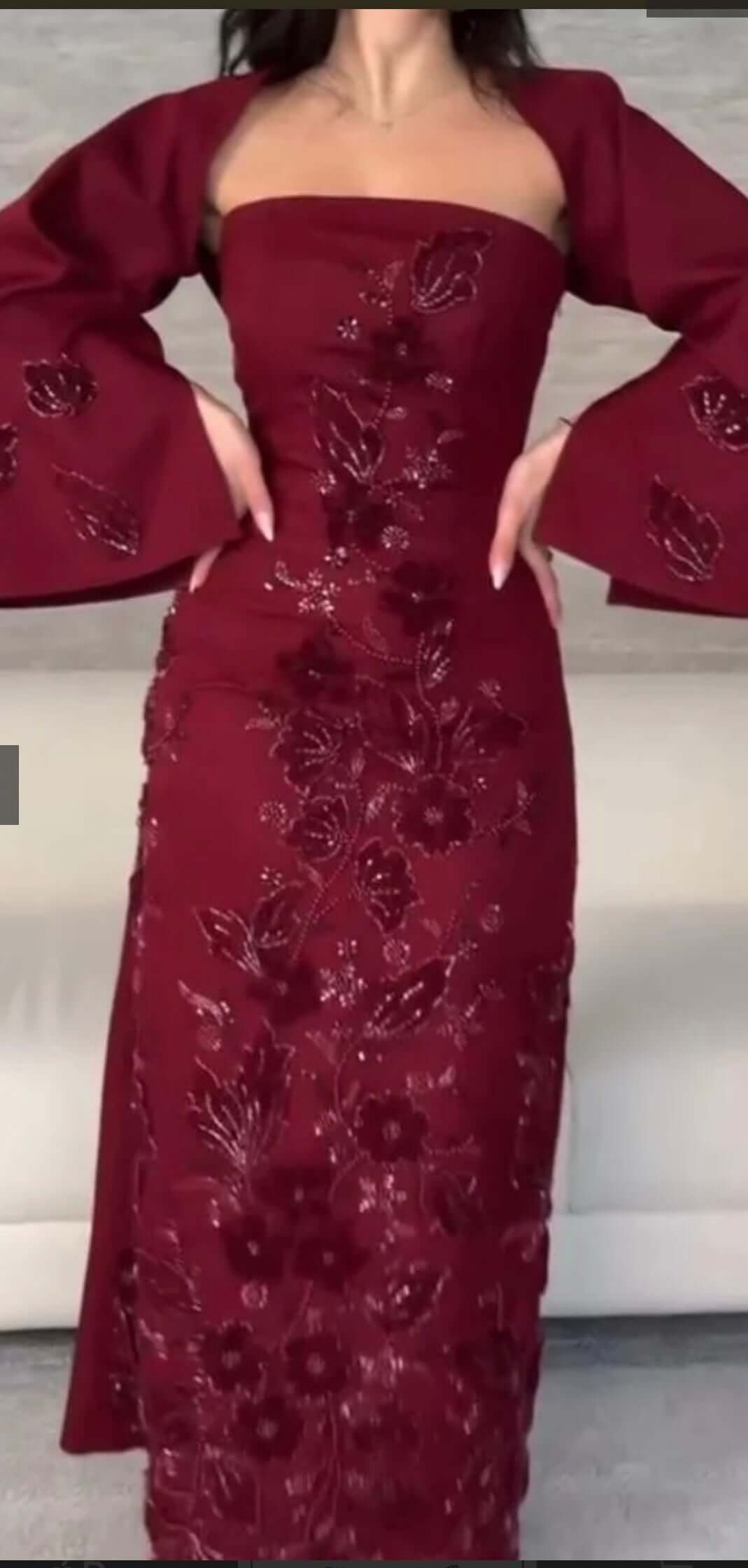 فستان سهرة رااااقي وانيق