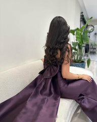 فستان سهرة برغندي