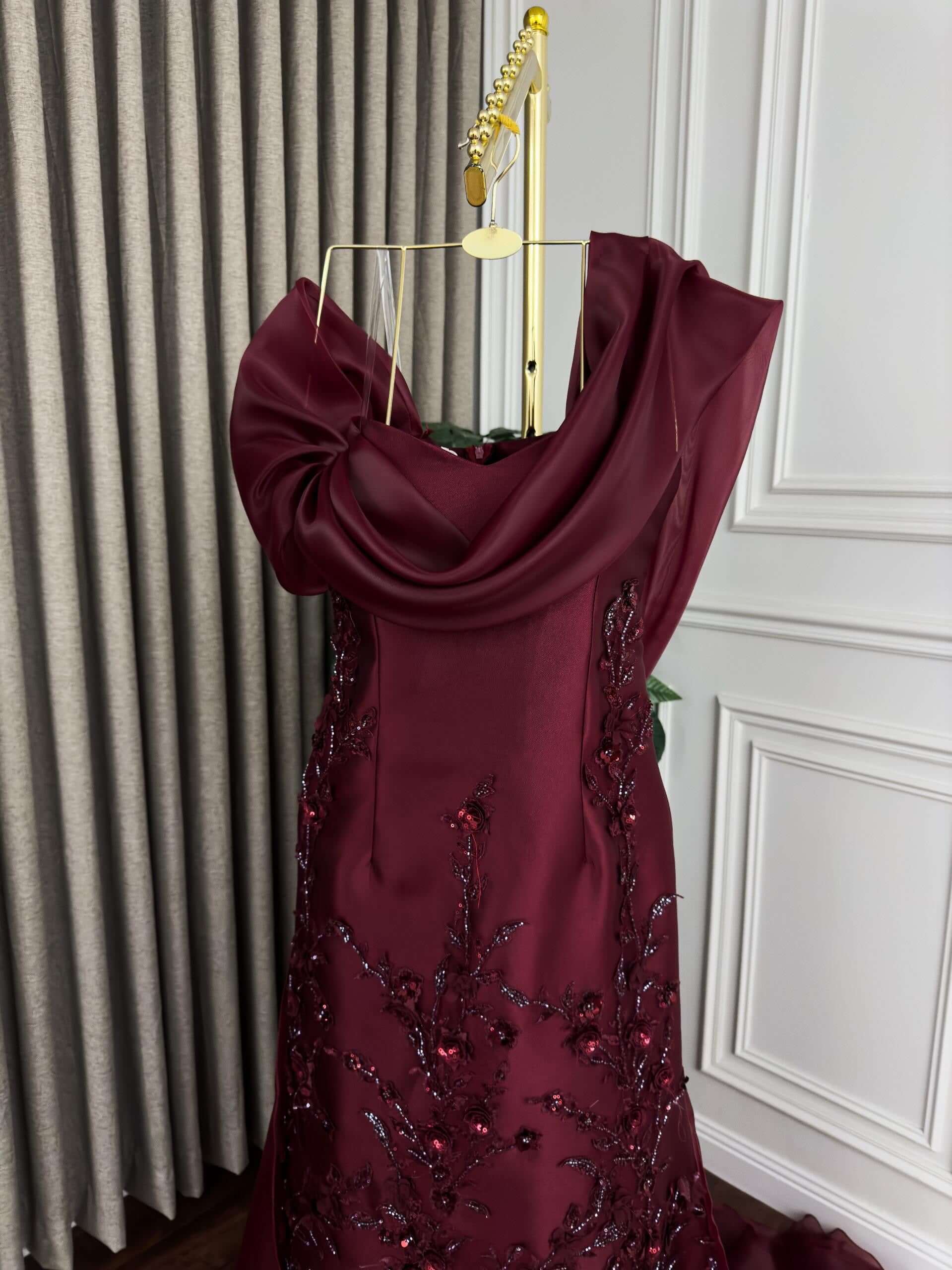 فستان ميكادو سهره ورد بارز راورجنز
